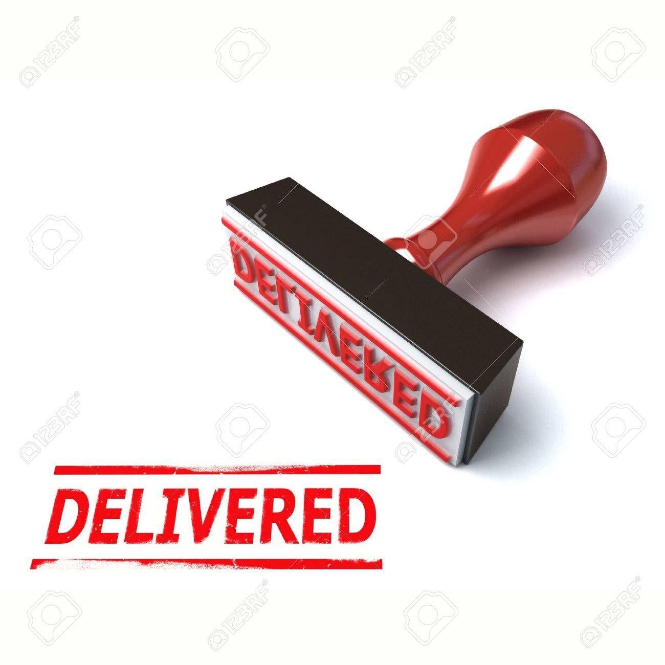 12558174-3d-stamp-delivered--Stock-Photo