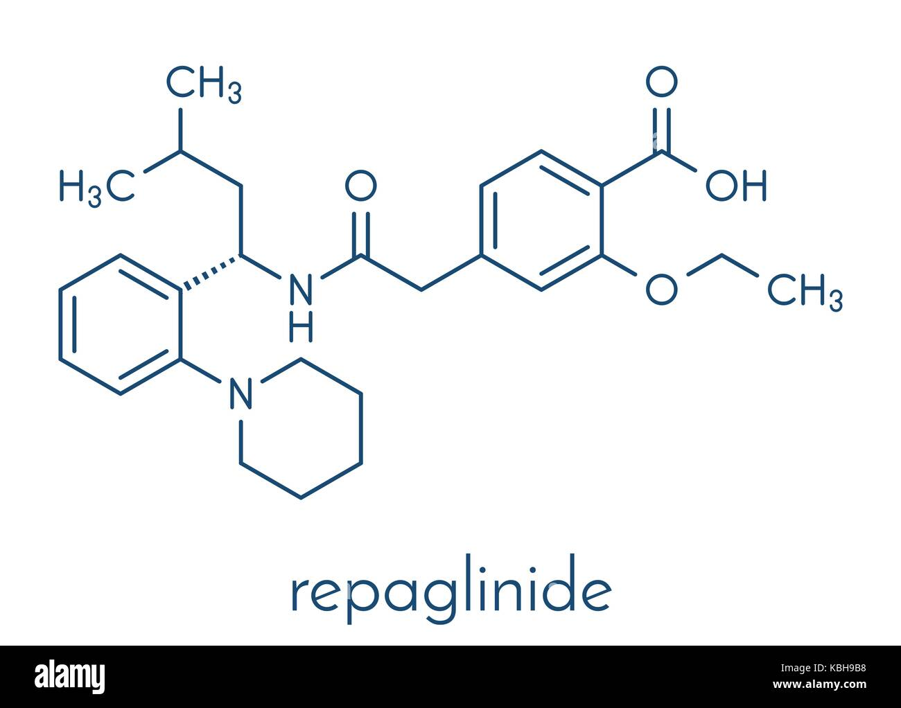 repaglinide-diabetes-drug-molecule-skeletal-formula-KBH9B8.jpg#s-1300,1022