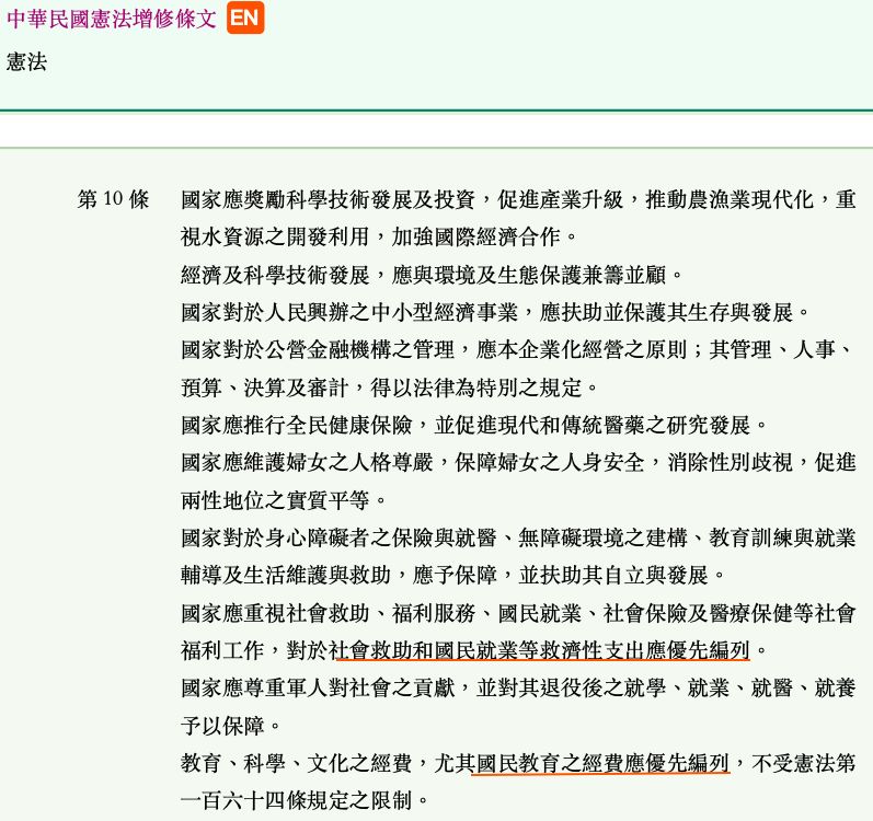 1 依憲法及增修條文規定，下列關於基本國策之敘述，何者錯誤？ (A)社會