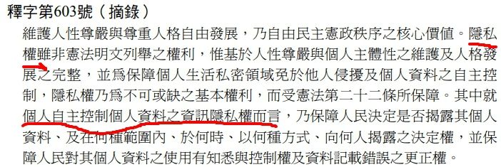 24 依司法院大法官解釋，下列何者並非憲法第22 條保障之非明文憲法權利