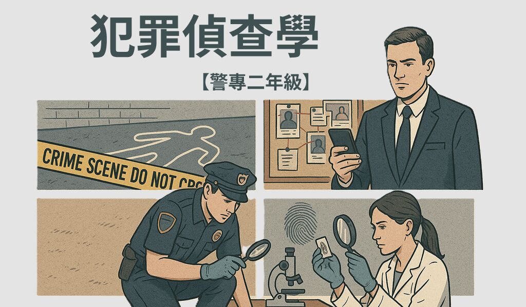犯罪偵查學【For警專二年級★瘋狂刷題★】