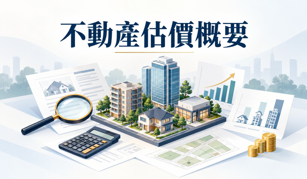 不動產估價概要｜依考點系統整理：估價原則、比較法、成本法、收益法到估價報告書
