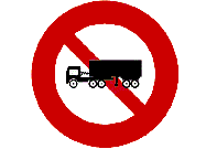 033 １ 禁止任何車輛進入 ２ 禁止聯結車進入 ３ 禁止大貨車及聯結車進入 阿摩線上測驗