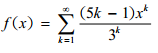 33. 關於函數
1
5 1
3
k
k
k
k x f x



 
( ) ( )
，下列哪一個數學式成立？ 
 <br/>(A) 
f (4) 64  <br/>(B) 
32 ( 4)
49
f

  <br/>(C) 
13 (1)
4
f  <br/>(D) 
5
( 1)
8
