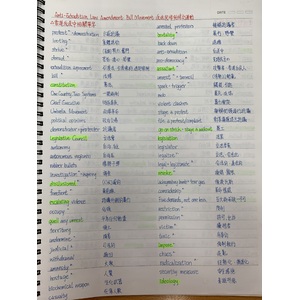 香港反送中相關單字