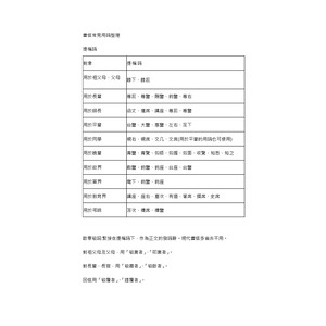 國文-書信常見用語整理