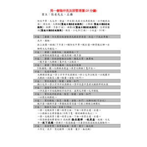 照顧服務員單一術科考試 男─會陰沖洗及尿管清潔