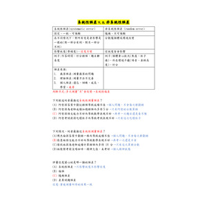 系統誤差v.s非系統誤差