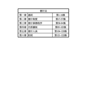 會計審計法規-會計法筆記