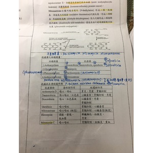 10個抗癌的抗生素結構分類