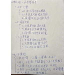 三面九項與十九項議題