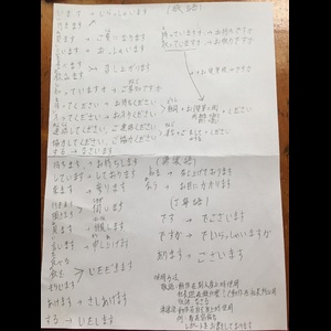 日文敬語之卷軸?（基本）