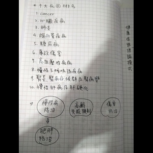 十大死因及延伸議題