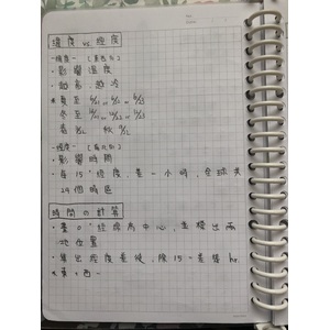 國一上地理一二課