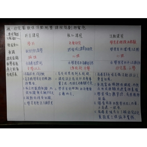 幼兒園教保活動統整課程規劃與實施【手寫】