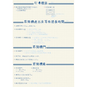 無障礙設施設計規範 Ch.4_昇降設備