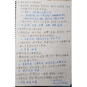 契約(要式、不要式等舉例)